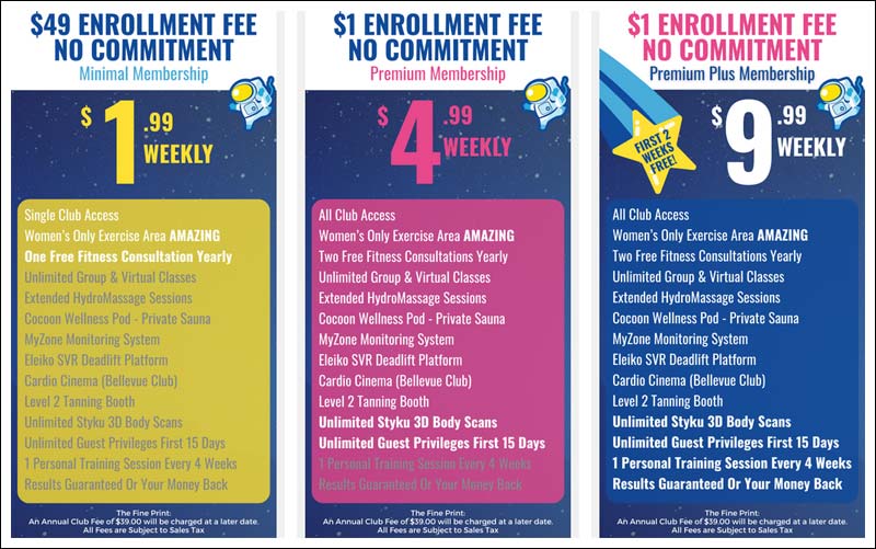 Blue Moon Fitness Membership Cost