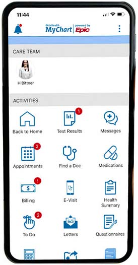 Ohio Health MyChart App